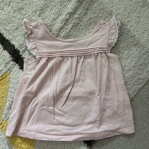 Janie and Jack Sleeveless Ruffle Top - Size 3T - Pink